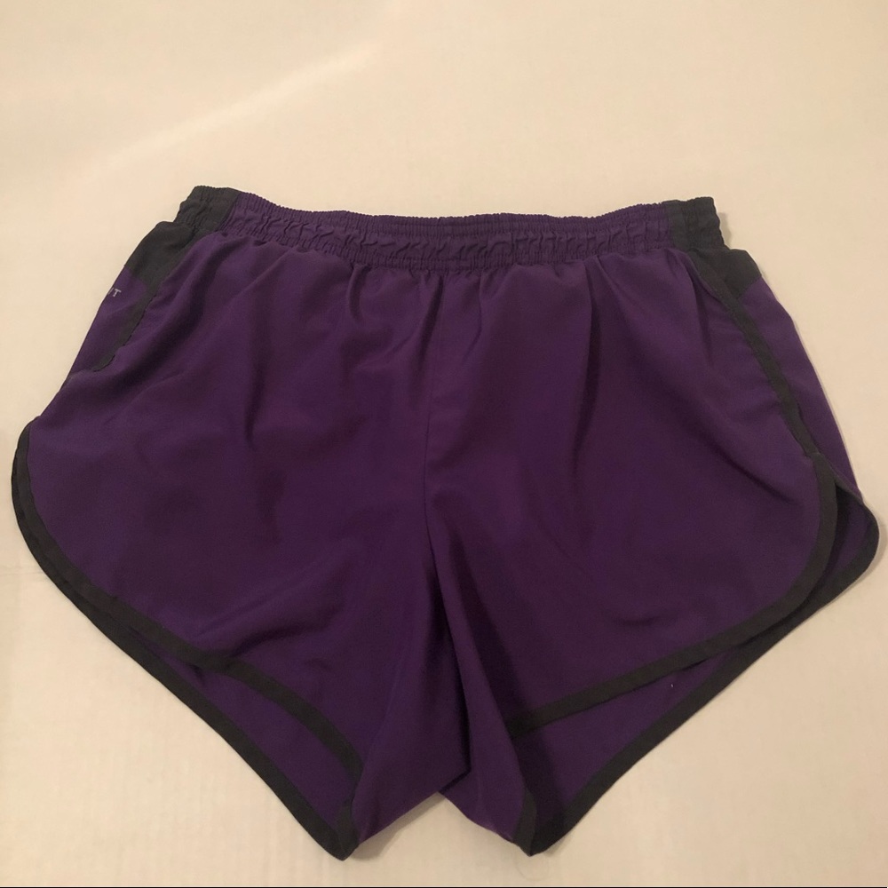 Nike purple/black athletic shorts